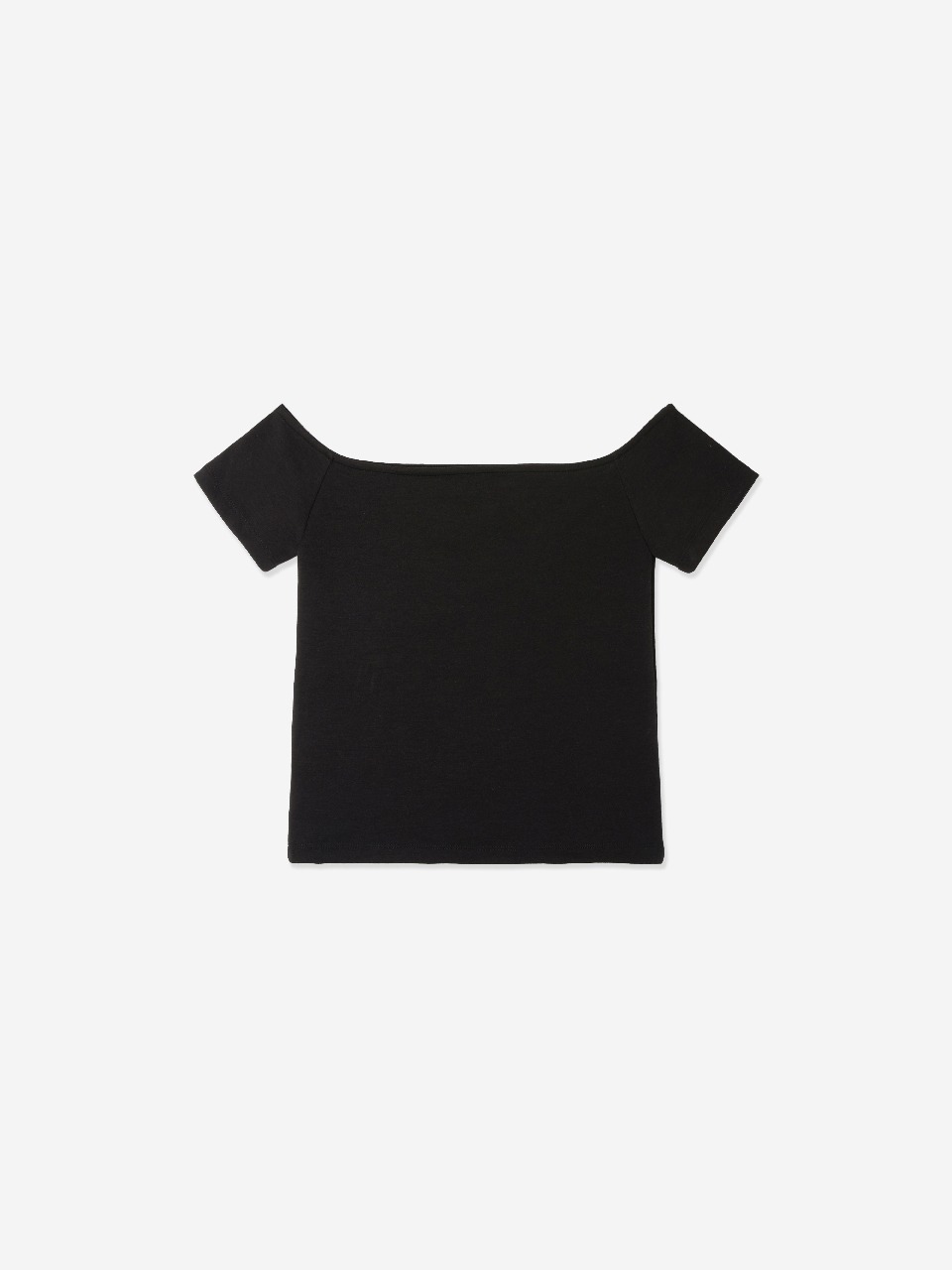 [05/27 예약배송] off shoulder t-shirt_black