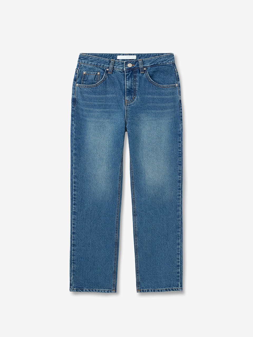 washed straight jeans_blue