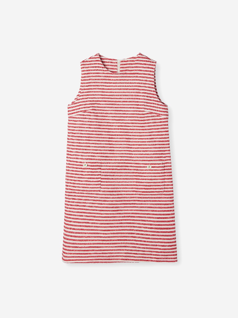 stripe dress_red