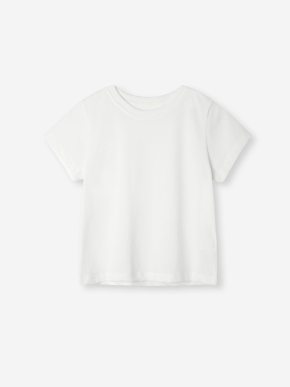basic crop t-shirt_ivory